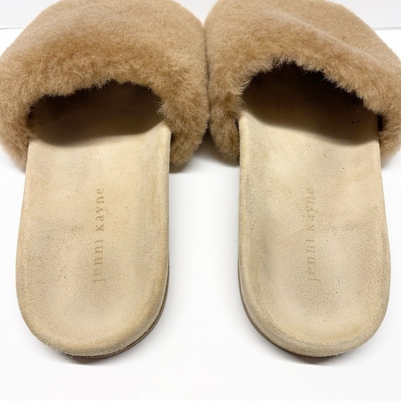 Jenni Kayne Shearling Slides Sandals - Picture 7 of 7